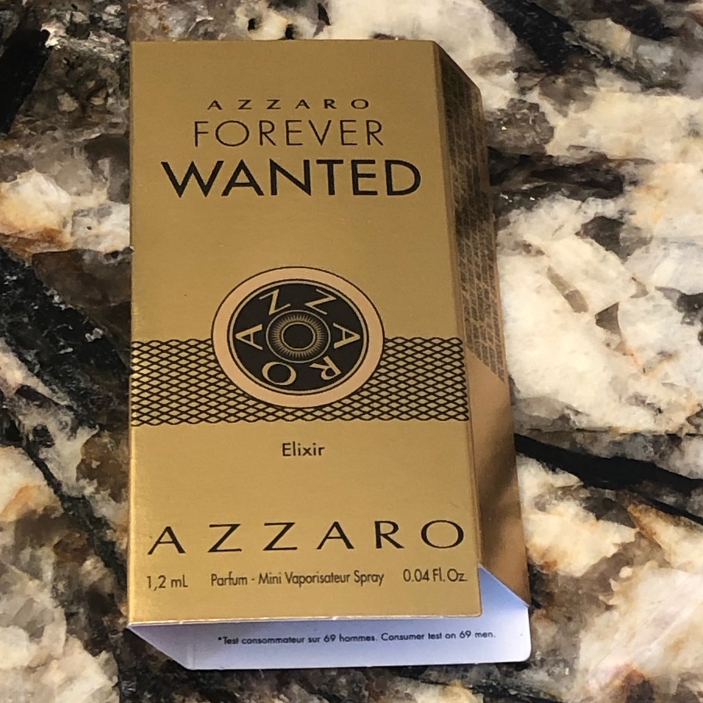 Azzaro Forever Wanted Elixir Sample Vial Spray Card